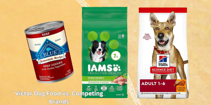 Victor Dog Food vs. Competing Brands